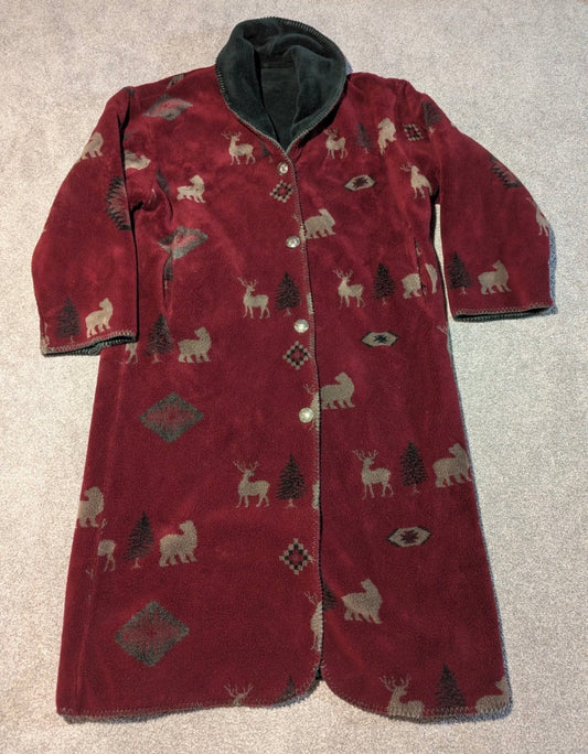 Denali maroon vintage coat — alternate view