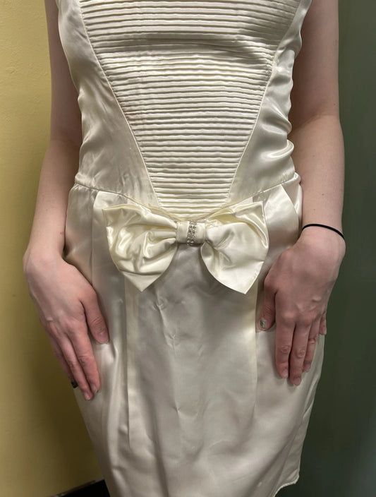 Gunne Sax cream vintage dress — alternate view